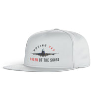 Thumbnail for Boeing 747 Queen of the Skies Designed Snapback Caps & Hats