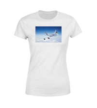 Thumbnail for Cruising Lufthansa's Boeing 747 Designed Women T-Shirts