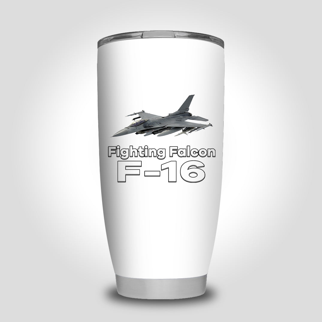 The Fighting Falcon F16 Designed Tumbler Travel Mugs