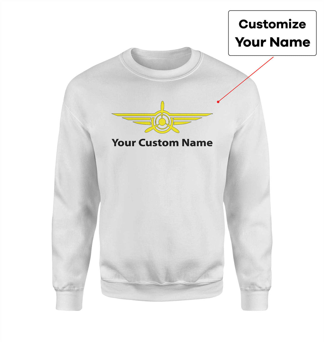 Custom Name & Big Badge (3) Designed 3D Sweatshirts
