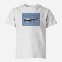 Thumbnail for Landing British Airways A380 Designed Children T-Shirts
