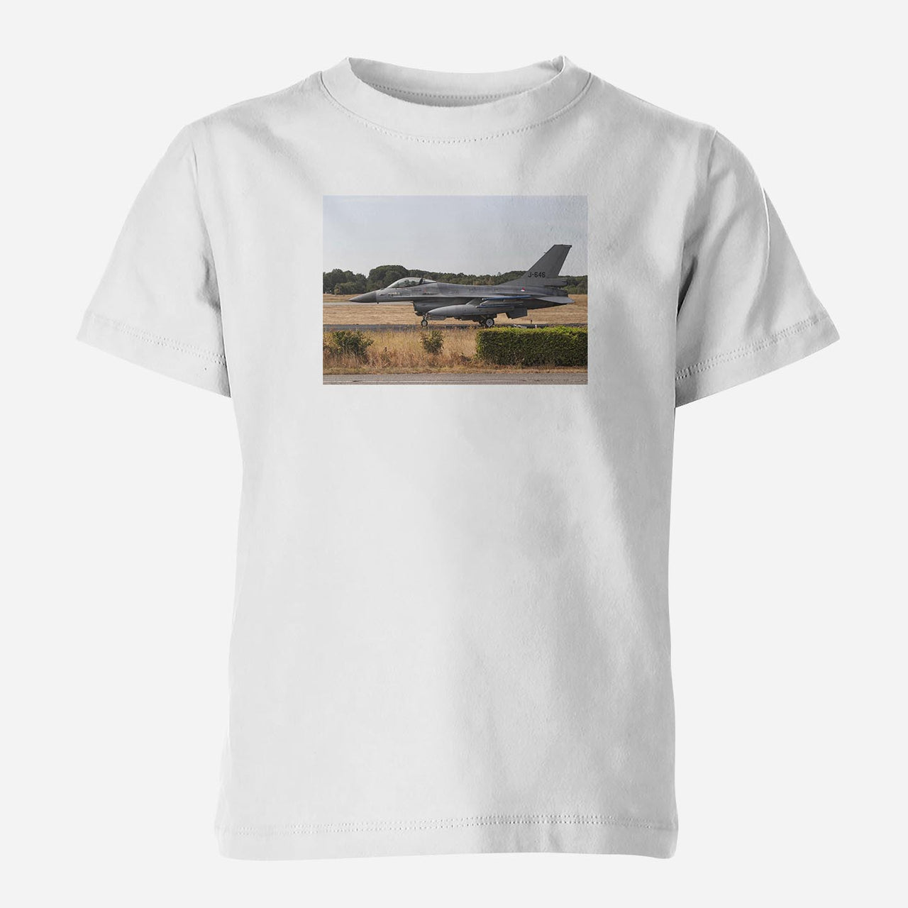 Fighting Falcon F16 From Side Designed Children T-Shirts