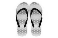 Thumbnail for Embraer & Text Designed Slippers (Flip Flops)