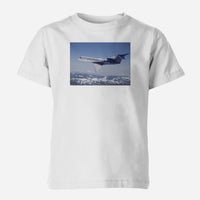 Thumbnail for Cruising Gulfstream Jet Designed Children T-Shirts