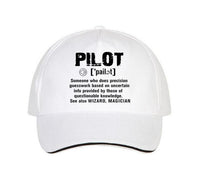 Thumbnail for Pilot [Noun] Designed Hats Pilot Eyes Store White 