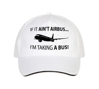 Thumbnail for If It Ain't Airbus, I'm Taking a Bus Designed Hats Pilot Eyes Store White 