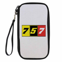 Thumbnail for Flat Colourful 757 Designed Travel Cases & Wallets
