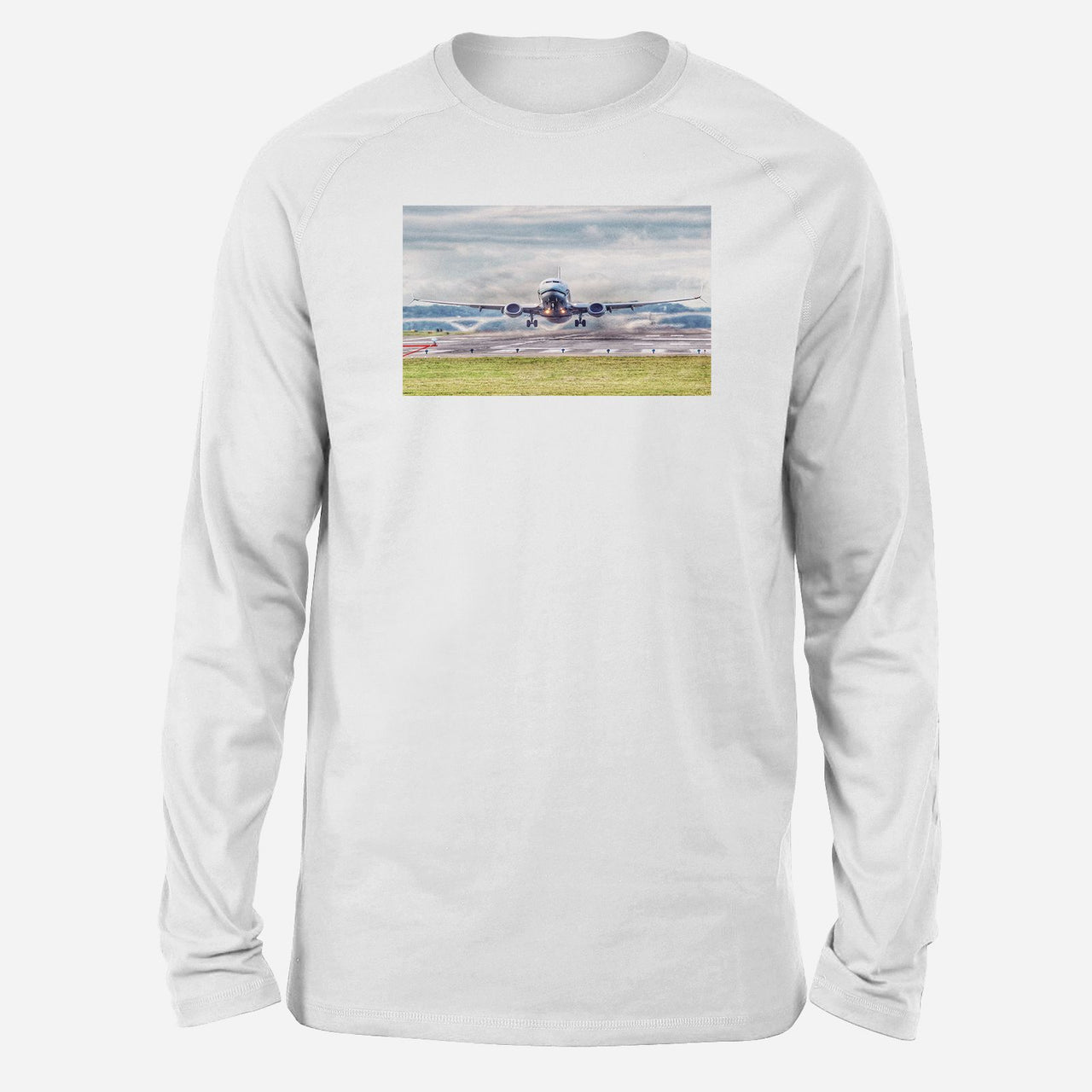 Departing Boeing 737 Designed Long-Sleeve T-Shirts