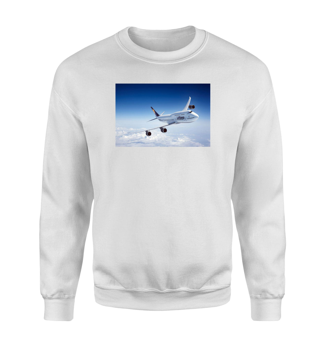 Cruising Lufthansa's Boeing 747 Designed Sweatshirts