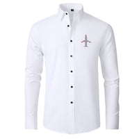 Thumbnail for Airplane Shape Aviation Alphabet Designed Long Sleeve Shirts