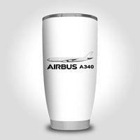 Thumbnail for The Airbus A340 Designed Tumbler Travel Mugs