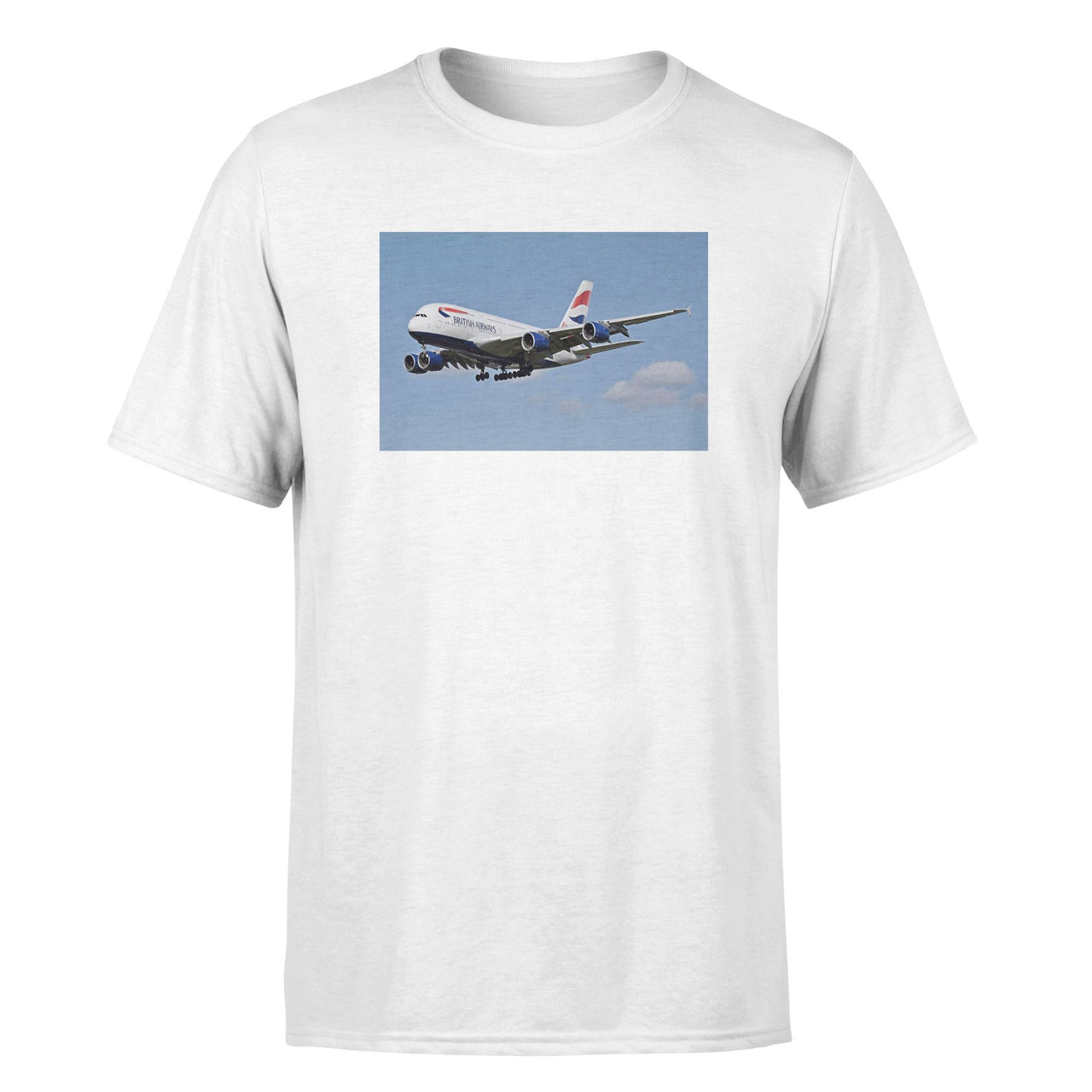 Landing British Airways A380 Designed T-Shirts