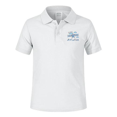 I Can Fly & Aviation Designed Children Polo T-Shirts