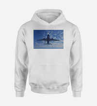Thumbnail for Airplane From Below Designed Hoodies