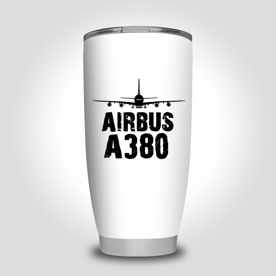 Airbus A380 & Plane Designed Tumbler Travel Mugs