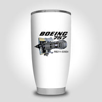Thumbnail for Boeing 757 & Rolls Royce Engine (RB211) Designed Tumbler Travel Mugs