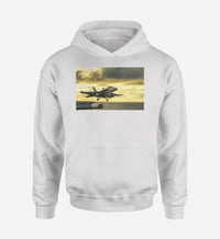 Thumbnail for Departing Jet Aircraft Designed Hoodies
