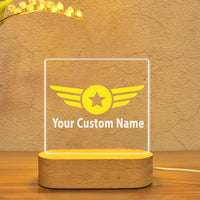 Thumbnail for Custom Name (Badge 4) Designed Night Lamp