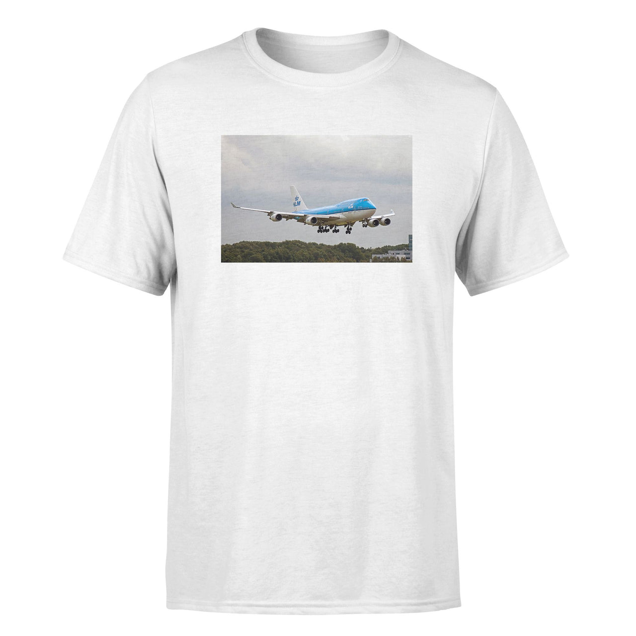 Landing KLM's Boeing 747 Designed T-Shirts
