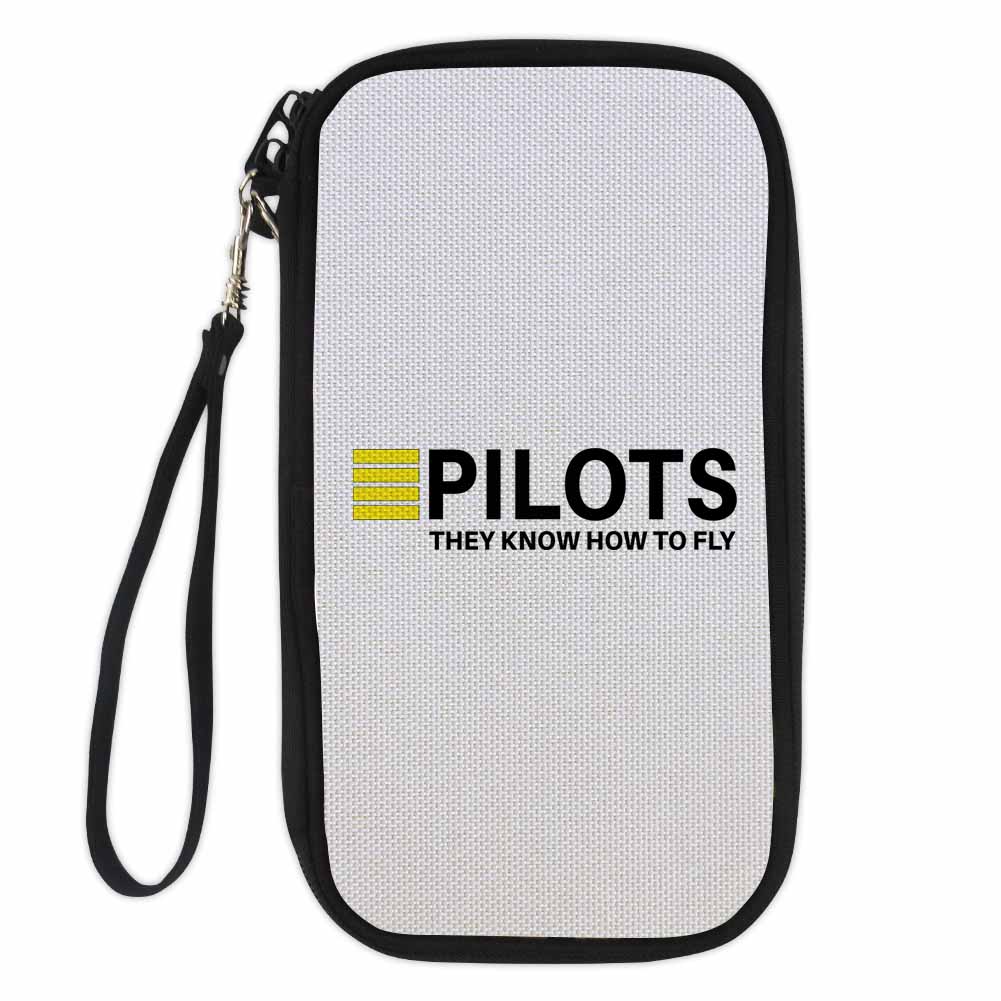 Pilots They Know How To Fly Designed Travel Cases & Wallets