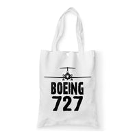 Thumbnail for Boeing 727 & Plane Designed Tote Bags