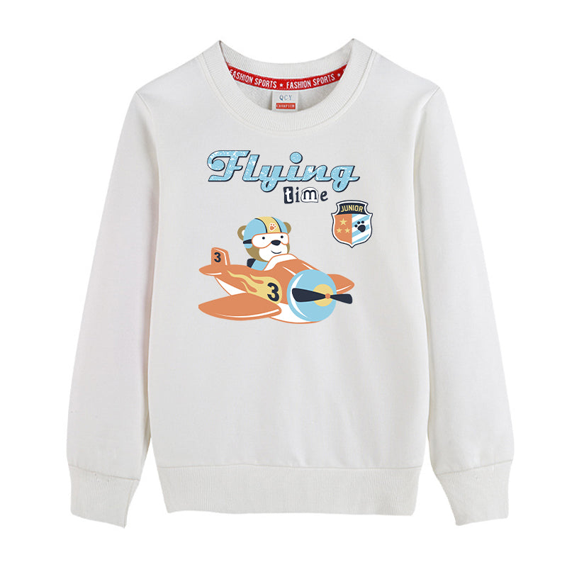 Flying Time & Junior Pilot Designed "CHILDREN" Sweatshirts