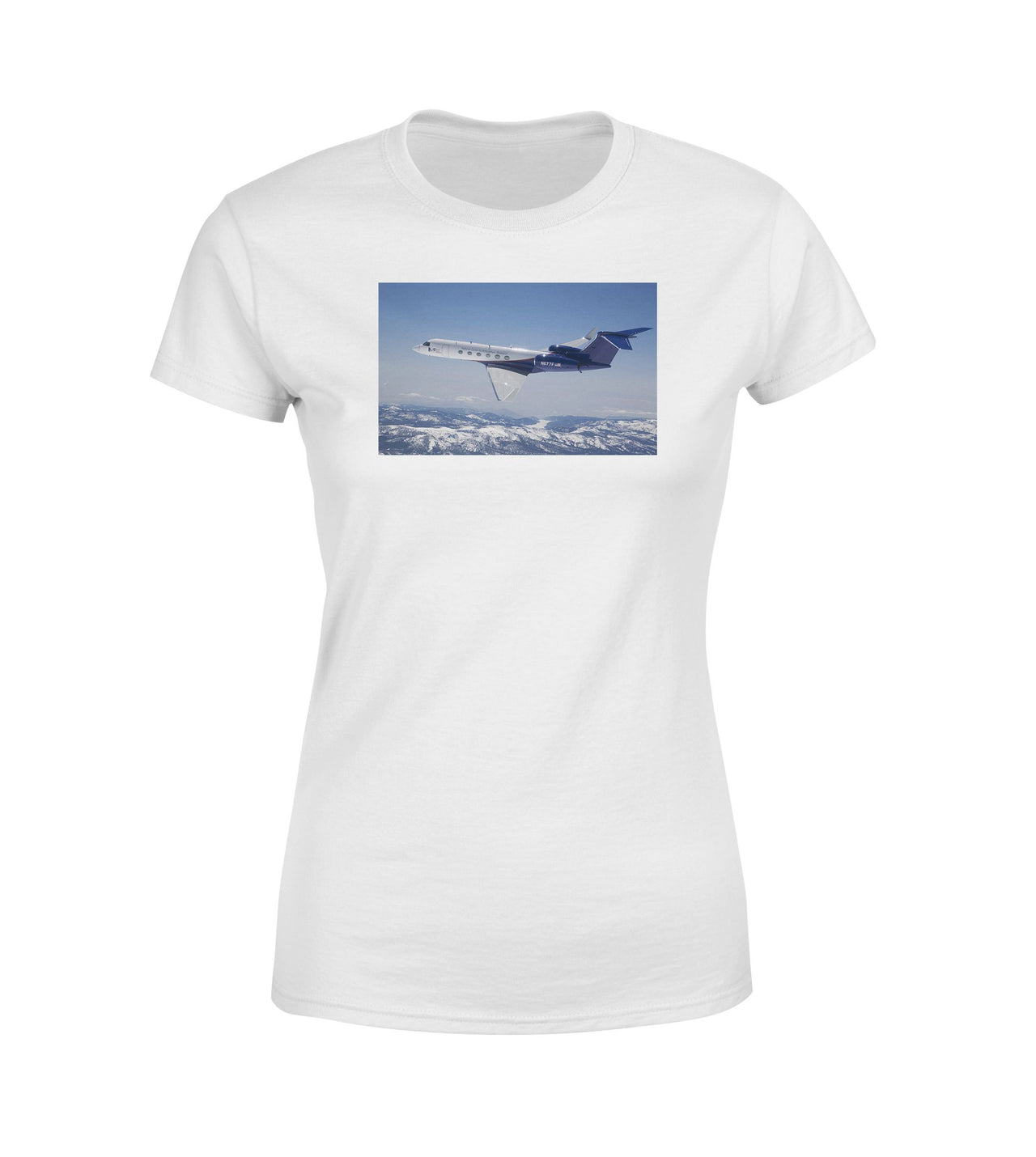 Cruising Gulfstream Jet Designed Women T-Shirts