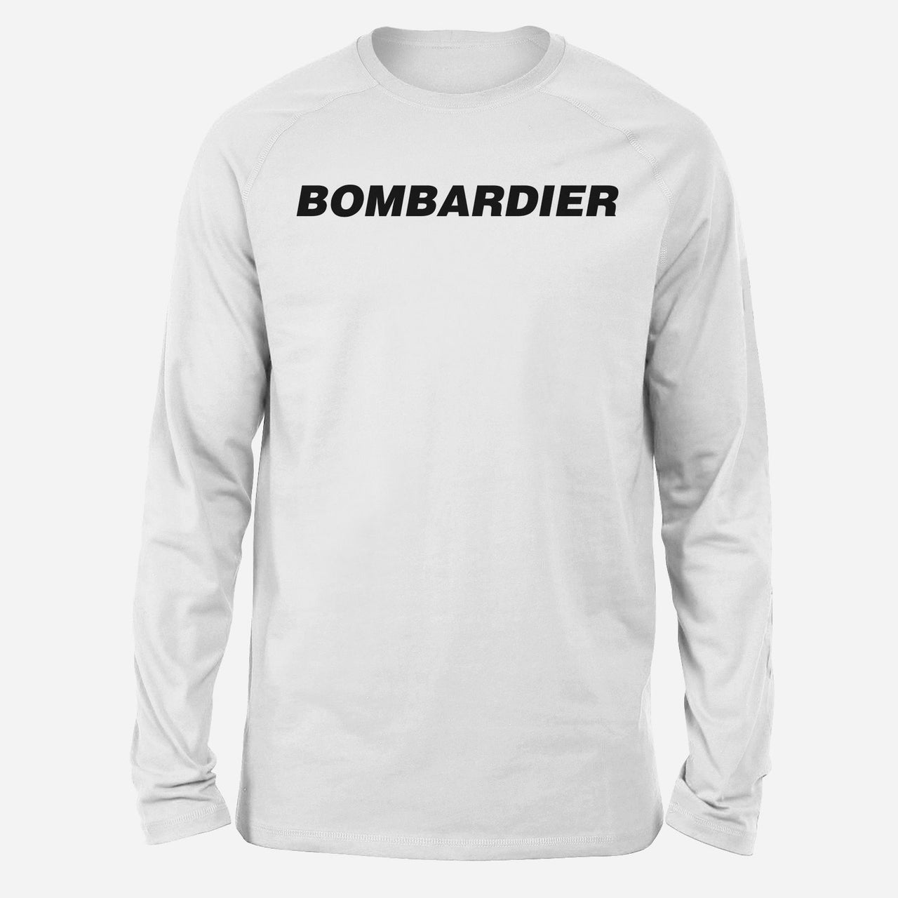 Bombardier & Text Designed Long-Sleeve T-Shirts