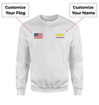 Thumbnail for Custom Flag & Name with Badge 6 Designed 3D Sweatshirts