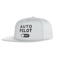 Thumbnail for Auto Pilot Off Designed Snapback Caps & Hats