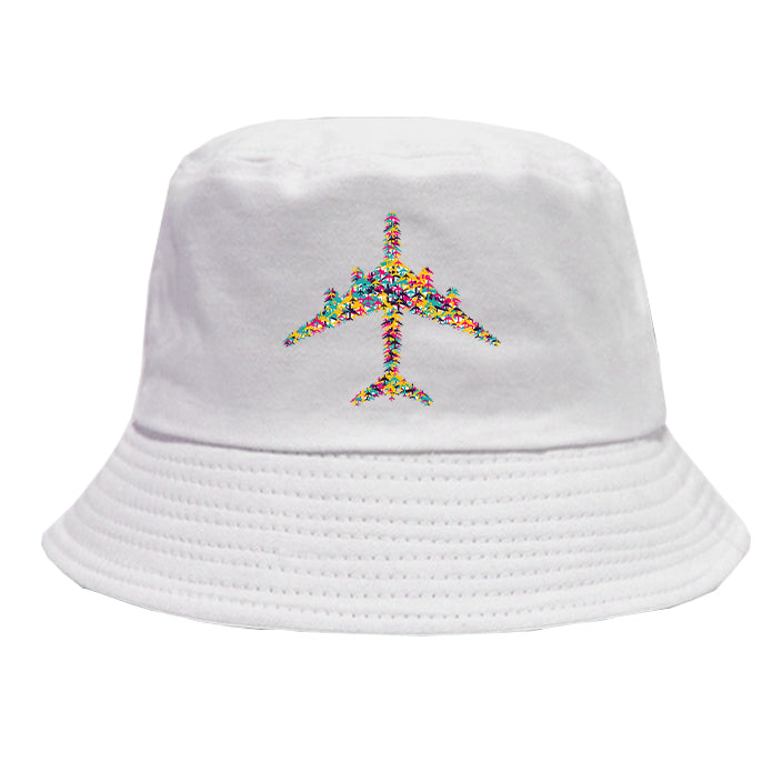 Colourful Airplane Designed Summer & Stylish Hats