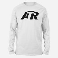 Thumbnail for ATR & Text Designed Long-Sleeve T-Shirts