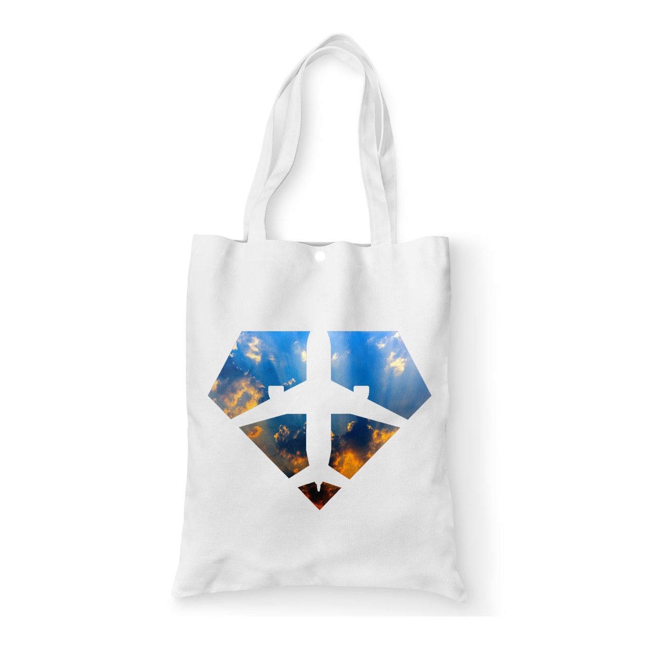 Supermen of The Skies (Sunrise) Designed Tote Bags