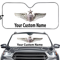 Thumbnail for Custom Name (US Air Force & Star) Designed Car Sun Shade