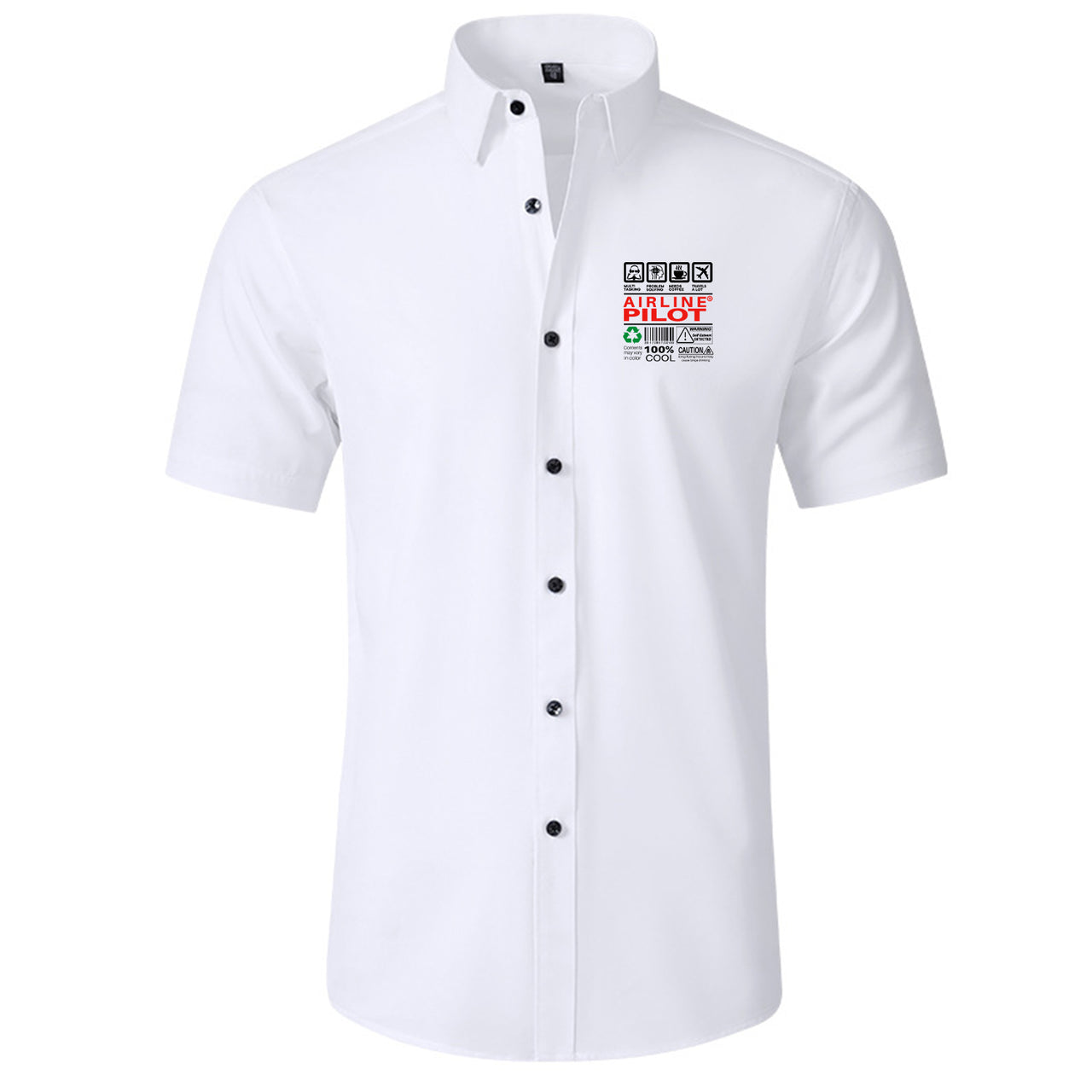 Airline Pilot Label Designed Short Sleeve Shirts