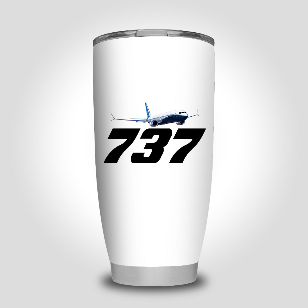 Super Boeing 737-800 Designed Tumbler Travel Mugs