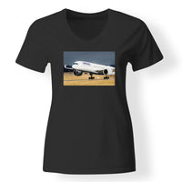 Thumbnail for Lutfhansa A350 Designed V-Neck T-Shirts