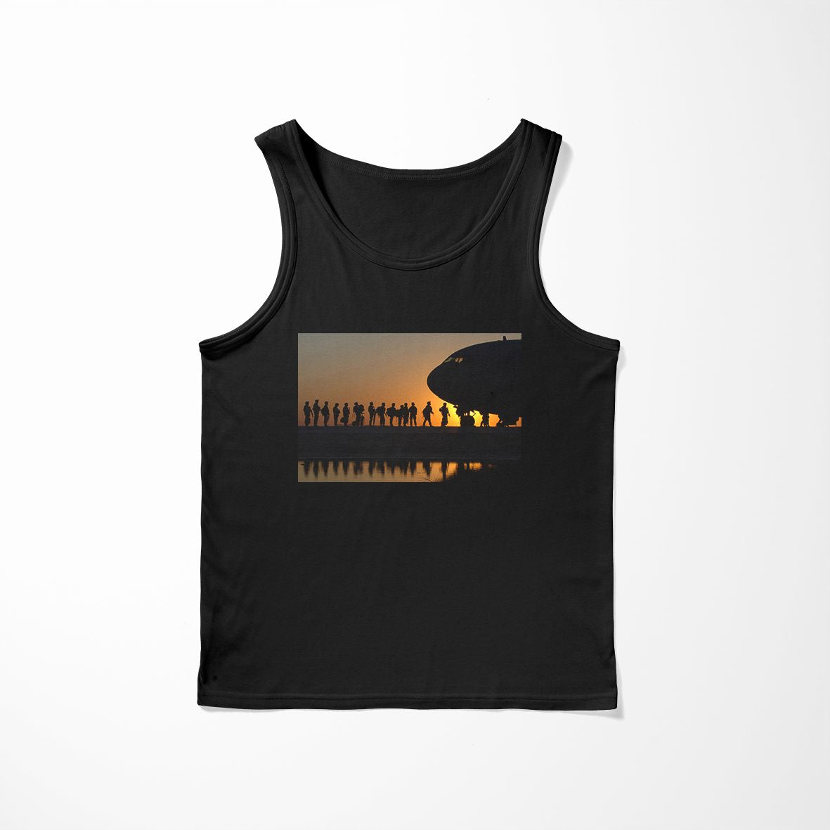 Band of Brothers Theme Soldiers Designed Tank Tops