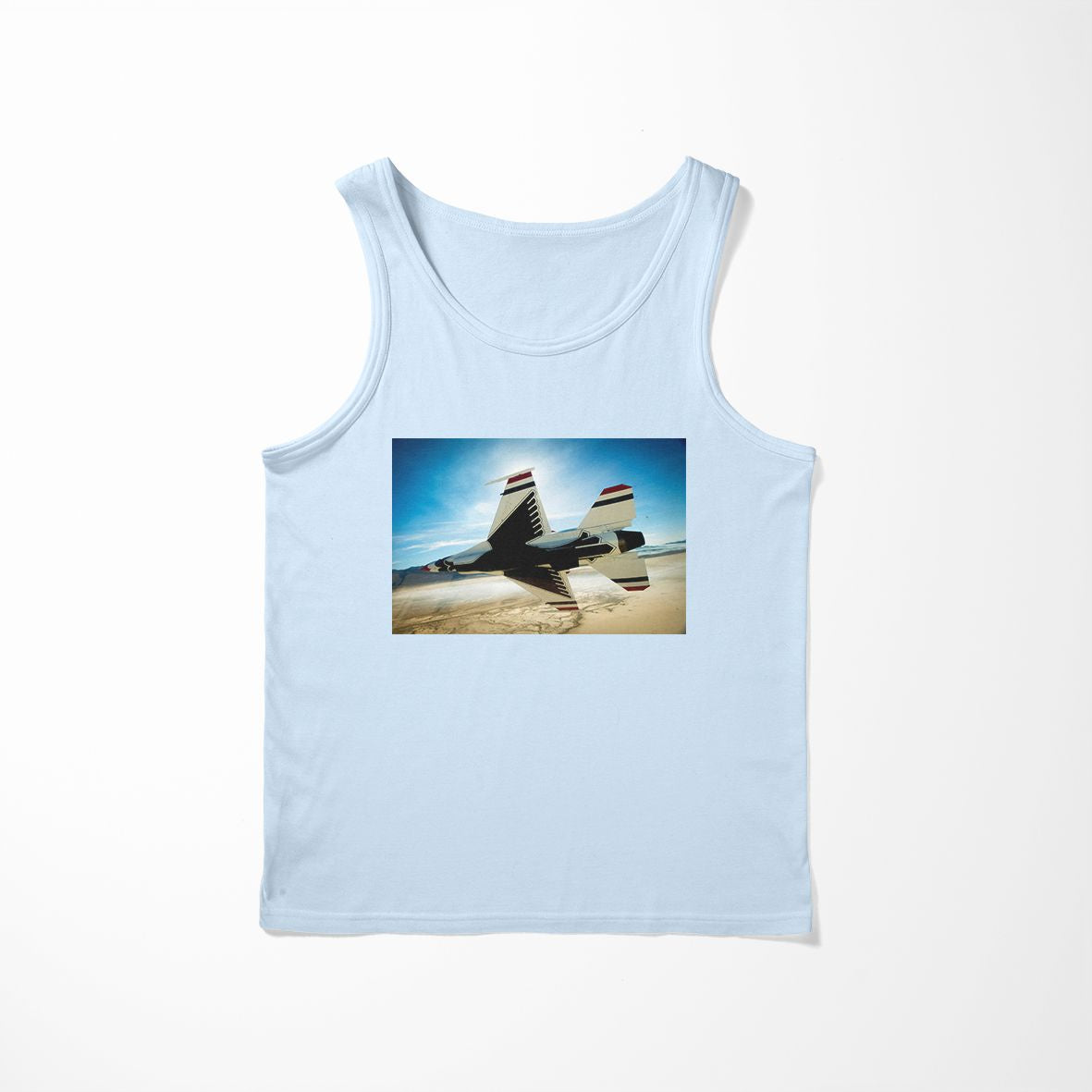 Turning Right Fighting Falcon F16 Designed Tank Tops