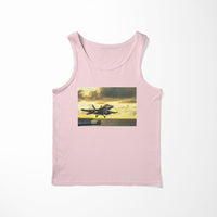Thumbnail for Departing Jet Aircraft Designed Tank Tops