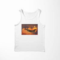Thumbnail for Departing Fighting Falcon F16 Designed Tank Tops