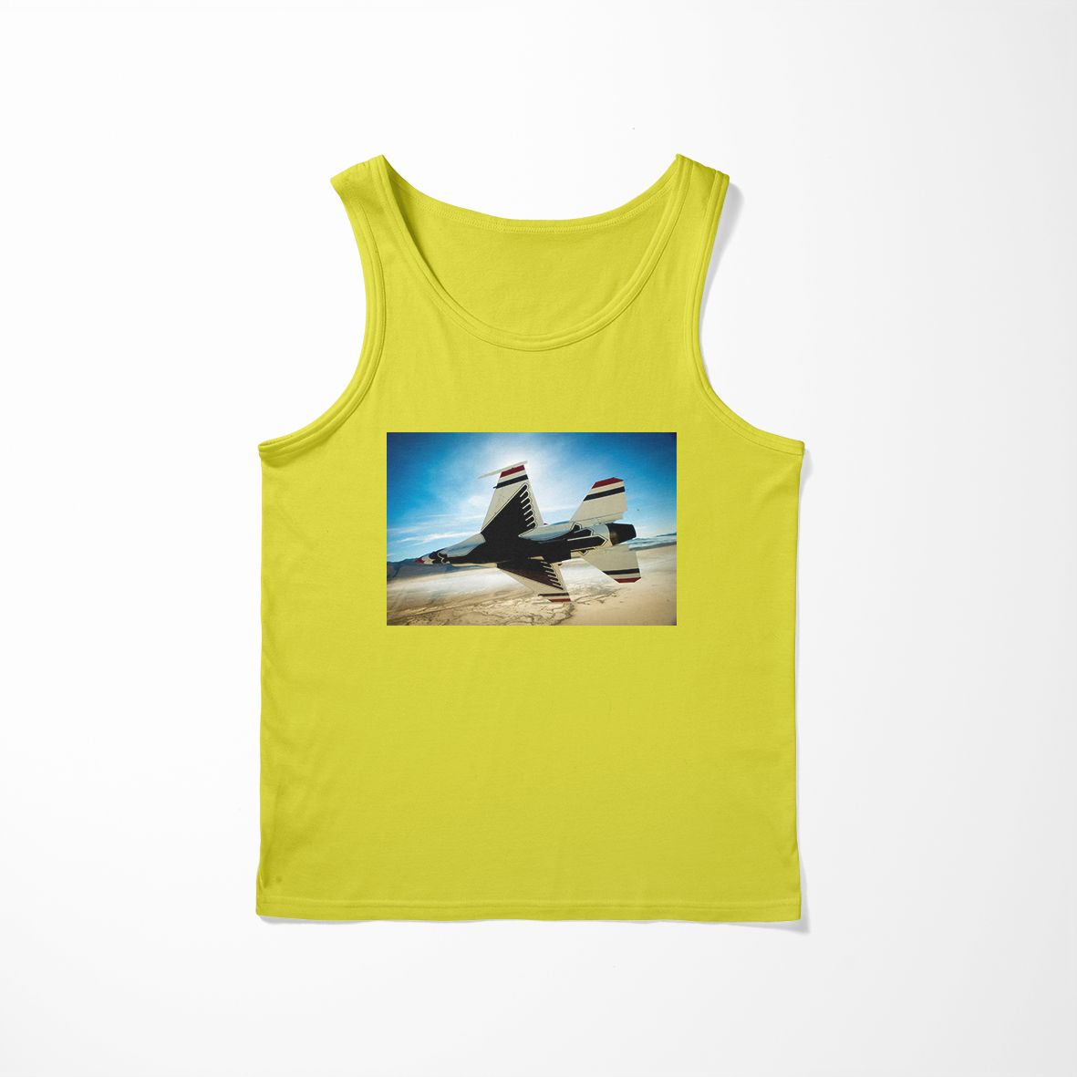 Turning Right Fighting Falcon F16 Designed Tank Tops