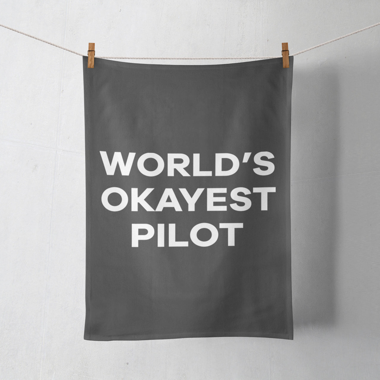 World's Okayest Pilot Designed Towels