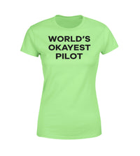 Thumbnail for World's Okayest Pilot Designed Women T-Shirts