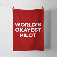 Thumbnail for World's Okayest Pilot Designed Towels
