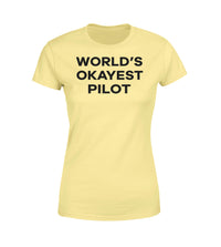 Thumbnail for World's Okayest Pilot Designed Women T-Shirts