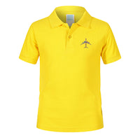 Thumbnail for Colourful Airplane Designed Children Polo T-Shirts