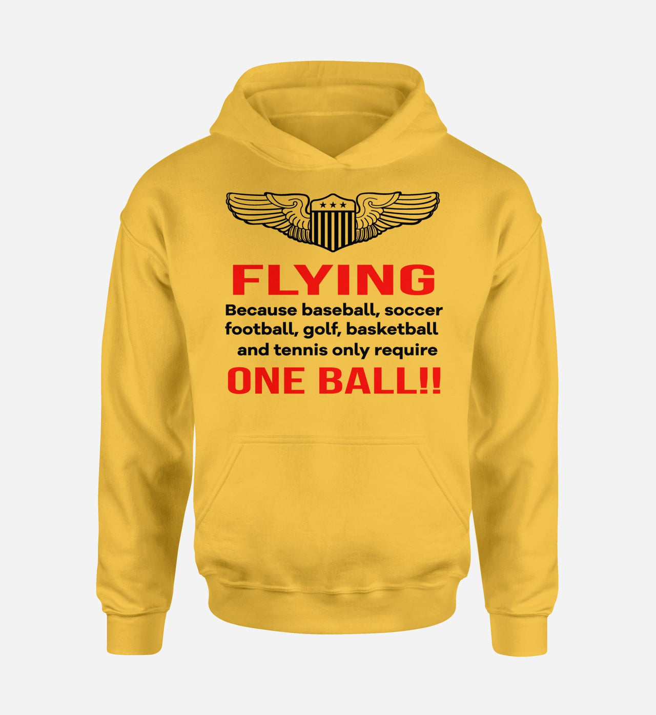 Flying One Ball Designed Hoodies