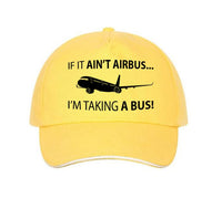 Thumbnail for If It Ain't Airbus, I'm Taking a Bus Designed Hats Pilot Eyes Store Yellow 