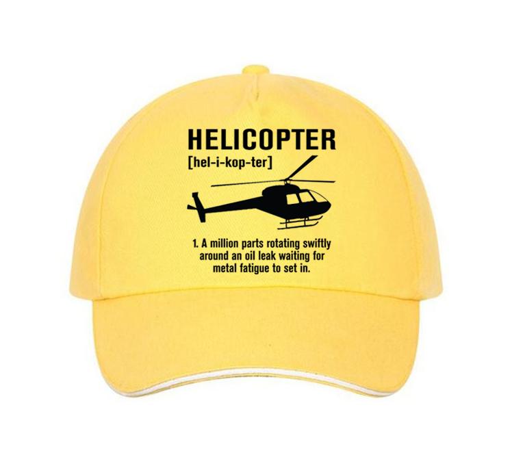Helicopter [Noun] Designed Hats Pilot Eyes Store Yellow 